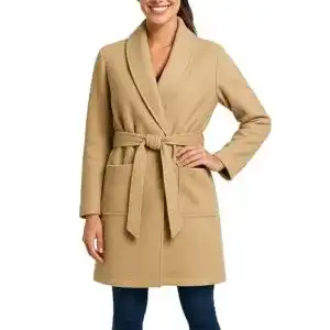 Damen Trenchcoat Kendindza Collection Mantel mit Gürtel in verschiedenen Längen