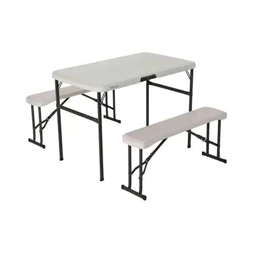 Campingtisch-Set Lifetime 80352 zusammenklappbarer Picknicktisch