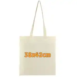 Jutebeutel Cottonbagjoe 10 Baumwolltaschen Natur 38×42 cm mit langen Henkeln