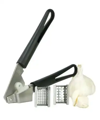 Knoblauchpresse Thiru Premium mit 2 Edelstahl Einsätzen