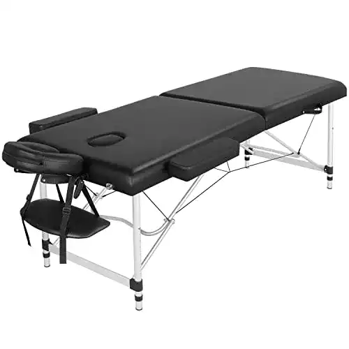Kosmetikliege Yaheetech mobile Massageliege 70 cm breit Aluminium