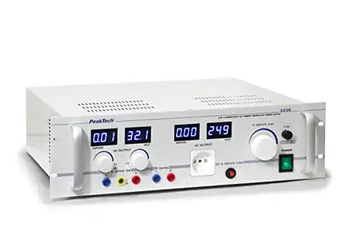 Trenntrafo Peaktech P2235 Labornetzgerät für Spannungsversorgung