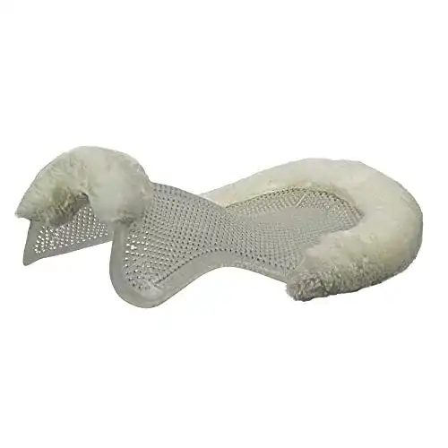 Acavallo Gel Pad Therapeutic mit Lammfell in Größe M