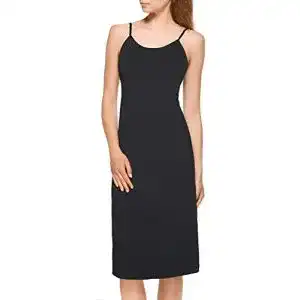 Unterkleid Mellice für Damen in Lang – Schwarz, Größen S bis XL