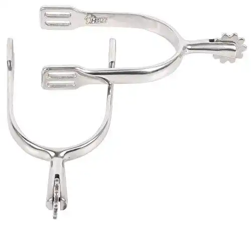 Sporen von Harry’s Horse aus Edelstahl mit Rad, Größe D30