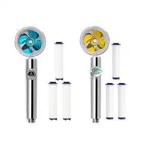 Oiieco Propeller-Duschkopf im 2er Set mit 360° Drehfunktion