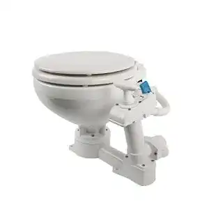 Bordtoilette Compass manuelle Toilette mit Porzellanbecken