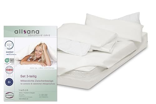 Allergiker-Bettwäsche Allsana Encasing Set 3-teilig für Allergieschutz