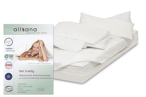 Allergiker-Bettwäsche Allsana Encasing Set 3-teilig für Allergieschutz