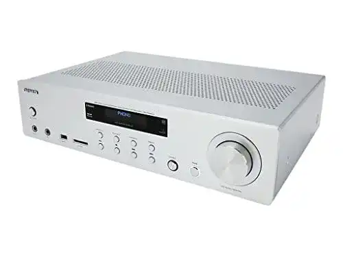 Aiwa AMU-120BT/SL AV-Receiver mit Bluetooth 5.0 und 120 Watt Leistung