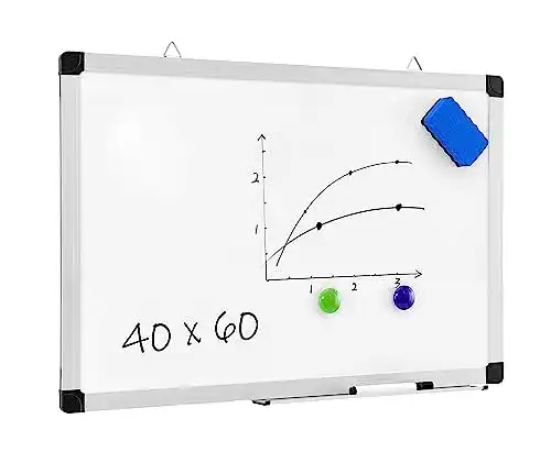 Akaz Magnettafel mit Aluminiumrahmen für Schule und Büro