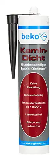 Beko Kamin-Dicht Silikon 310 ml schwarz bis 1500° C