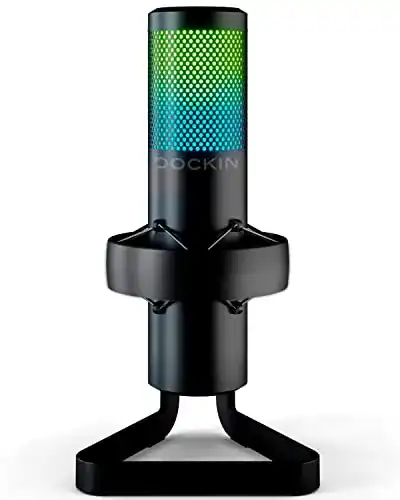 Richtmikrofon DOCKIN MP3000 Kondensator Mikrofon für PC und Gaming