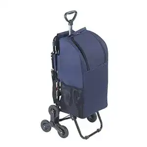 Einkaufs-Trolley mit Treppensteigfunktion und integriertem Sitz