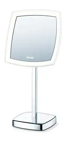 Beurer BS 99 Kosmetikspiegel mit LED-Beleuchtung und Standfuß