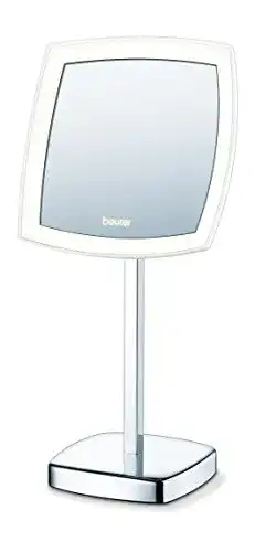 Beurer BS 99 Kosmetikspiegel mit LED-Beleuchtung und Standfuß