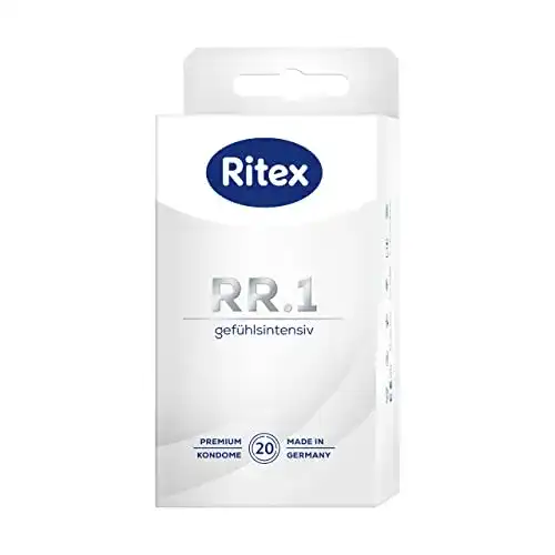 Ritex RR.1 Kondome – Gefühlsintensiv, 20 Stück, Made in Germany