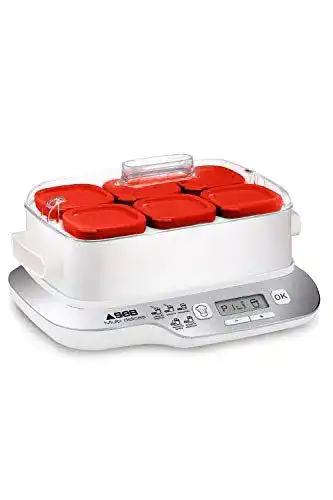 Joghurtbereiter SEB YG660100 für 6 Töpfe à 140 ml