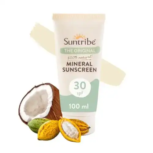 Gesichts-Sonnencreme Suntribe mineralische Bio-Sonnencreme LSF 30