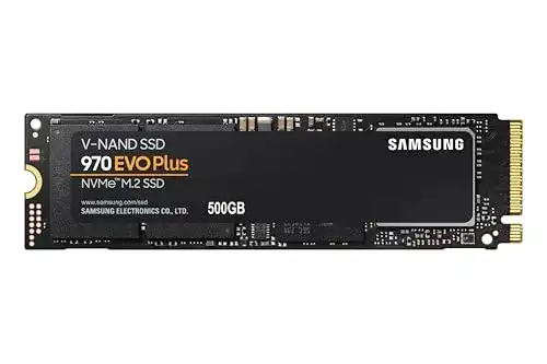 Interne Festplatte Samsung 970 EVO Plus NVMe M.2 SSD 500 GB