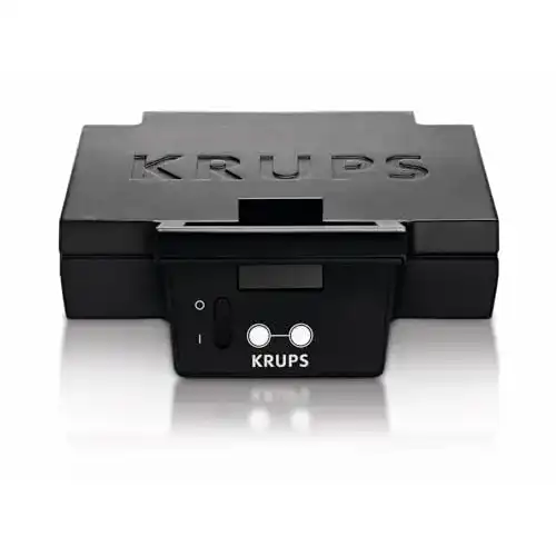 Krups FDK45 Sandwichmaker mit 850 W und extra breiten Platten für Eiersandwiches