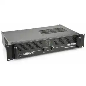 PA-Endstufe Vonyx VXA-3000 mit 3000 Watt Leistung und vielseitigen Anschlüssen