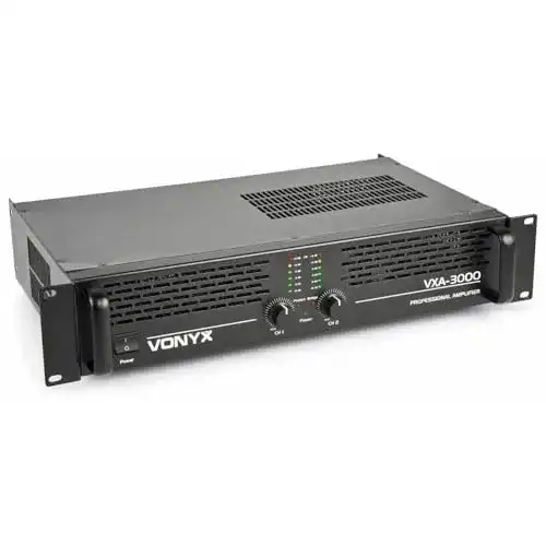 PA-Endstufe Vonyx VXA-3000 mit 3000 Watt Leistung und vielseitigen Anschlüssen