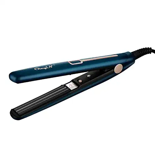 CkeyiN Mini Kreppeisen für 20mm Locken und Crimper-Effekte