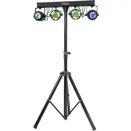 Lichtanlage Ibiza DJLIGHT60 mit 2 PAR RGBB Scheinwerfern