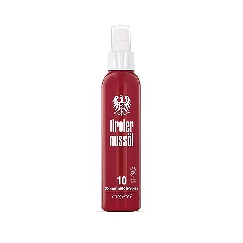 Tiroler Nussöl Sonnenmilch Spray mit Lichtschutzfaktor 10, 150 ml
