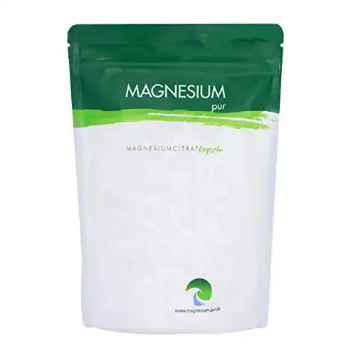 Magnesiumcitrat Kapseln vegan 500 Stück für gesunde Versorgung