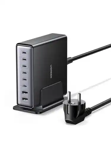 Ugreen USB C Ladegerät 200W GaN Netzteil mit 8 Anschlüssen