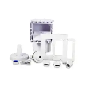 Skimmer Einbauskimmer-Komplett-Set Deluxe für Pool in Weiß