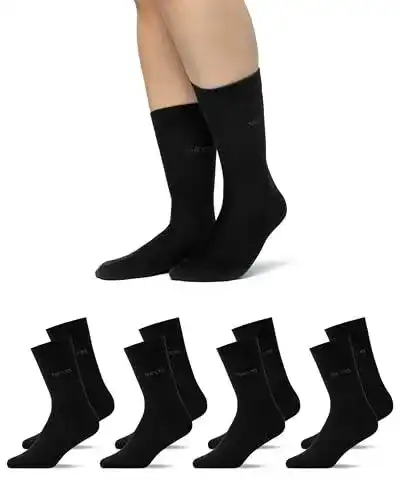 Herrensocken Snocks 4 Paar Business Socken für Herren