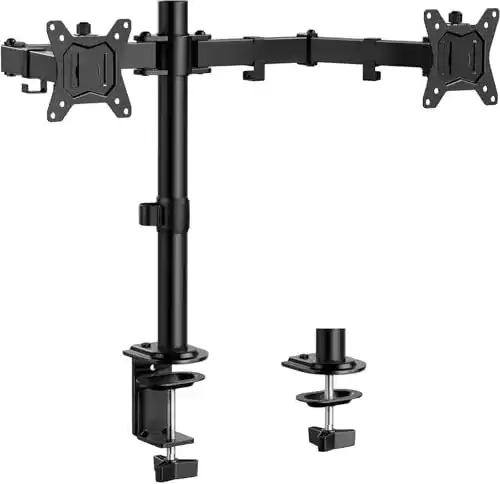 ErGear Monitorhalterung für 2 Monitore stabile Lösung für Büro und Home Office