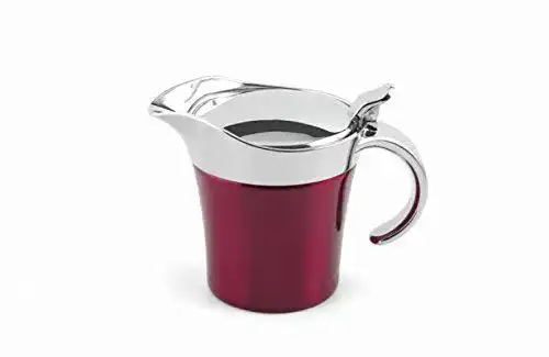 Thermo Sauciere Weis doppelwandige Edelstahl Sauciere