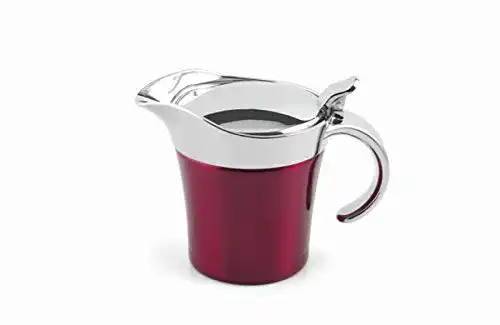 Thermo Sauciere Weis doppelwandige Edelstahl Sauciere