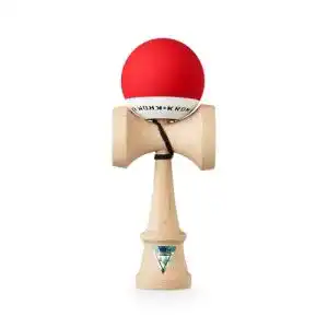 Kendama Krom Pop Rubber Rot aus zertifiziertem Buchenholz
