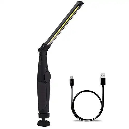 Werkstattlampe AuRiver LED Arbeitsleuchte Akku mit Magnet