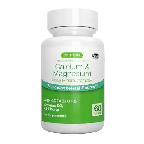 Calcium Kapseln von Igennus Healthcare Nutrition mit Algen-Calcium und Magnesium