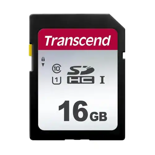 Transcend 16GB SDHC 300S Speicherkarte UHS-I, C10, U3, V30