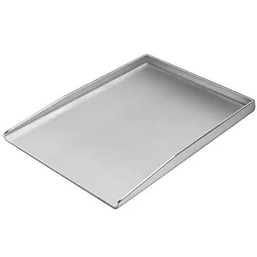 Edelstahl-Plancha Delixike in Universalgröße 37×26 cm für Grill