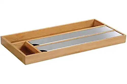 Folienspender Kesper 58041 aus Bambus für Alu- und Frischhaltefolie