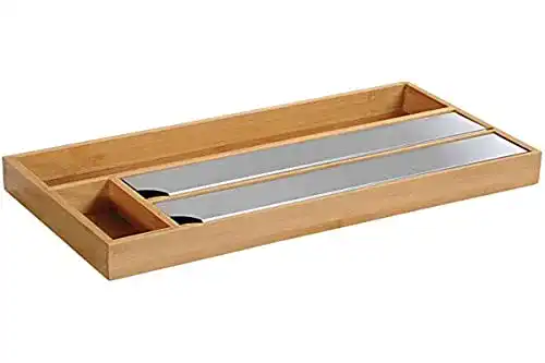 Folienspender Kesper 58041 aus Bambus für Alu- und Frischhaltefolie
