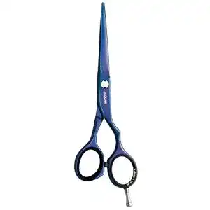 Jaguar Haarschere Diamond E TB 6.0 Zoll – Friseurschere mit titanblauer Beschichtung