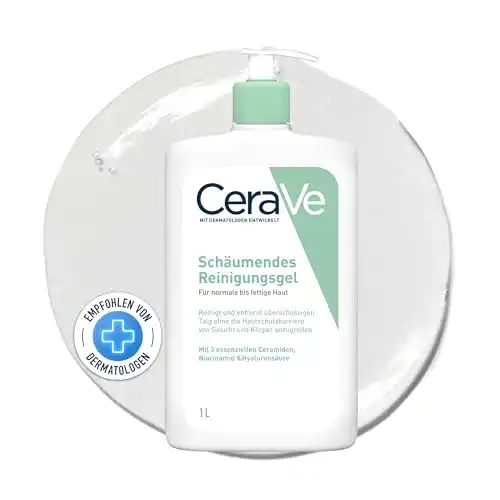 CeraVe Gesichtsreinigung Schäumendes Reinigungsgel für normale bis ölige Haut