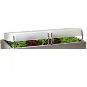 Hochbeet-Abdeckung Juwel Thermo-Hauben 130×60 cm (2 Stück)