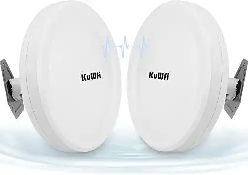 Outdoor WLAN Repeater Kuwfi Gigabit WLAN Bridge 5.8GHz bis 5KM