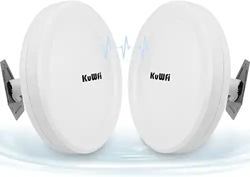 Outdoor WLAN Repeater Kuwfi Gigabit WLAN Bridge 5.8GHz bis 5KM