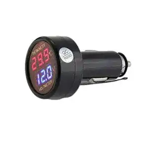 Auto-Thermometer und Voltmeter von JZK Digitales 2-in-1-Gerät